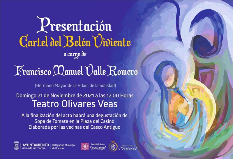 Cartel Belen Viviente Arcos de la Frontera