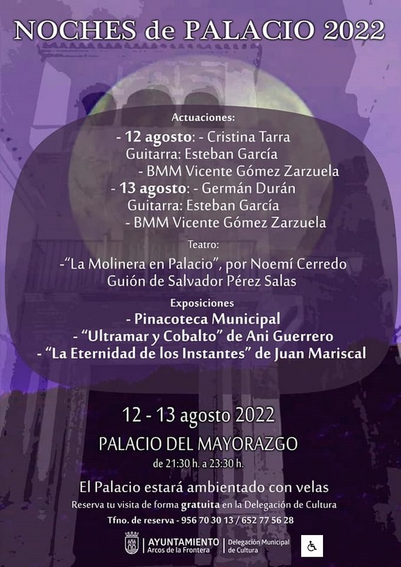 NOCHES DE PALACIO 2022 Turismo Arcos de la Frontera