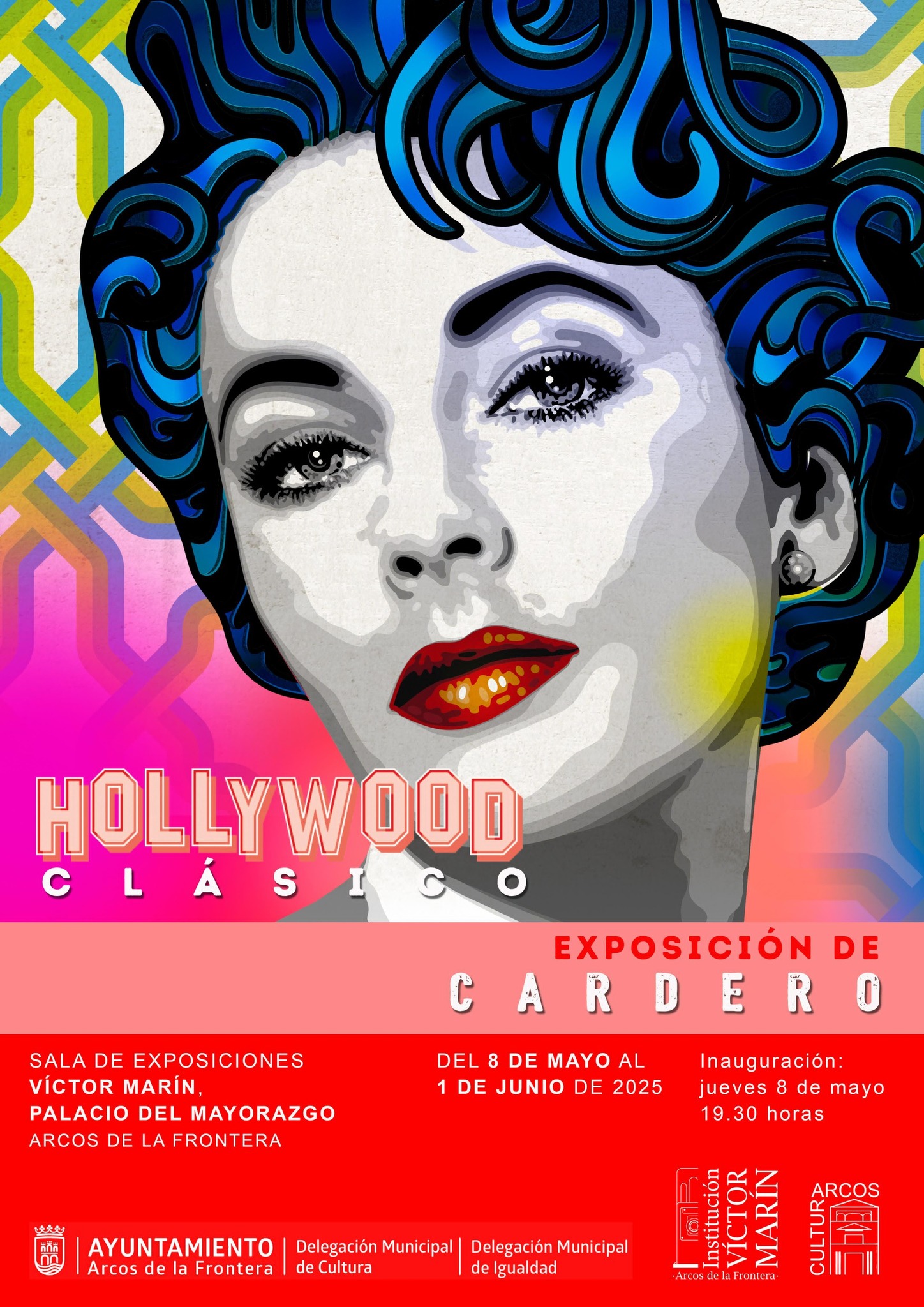 Original homenaje  a las grandes figuras que llenaron las pantallas y revistas de la época; una selección de retratos de grandes estrellas del Cine vistas por este ilustrador y diseñador gráfico.