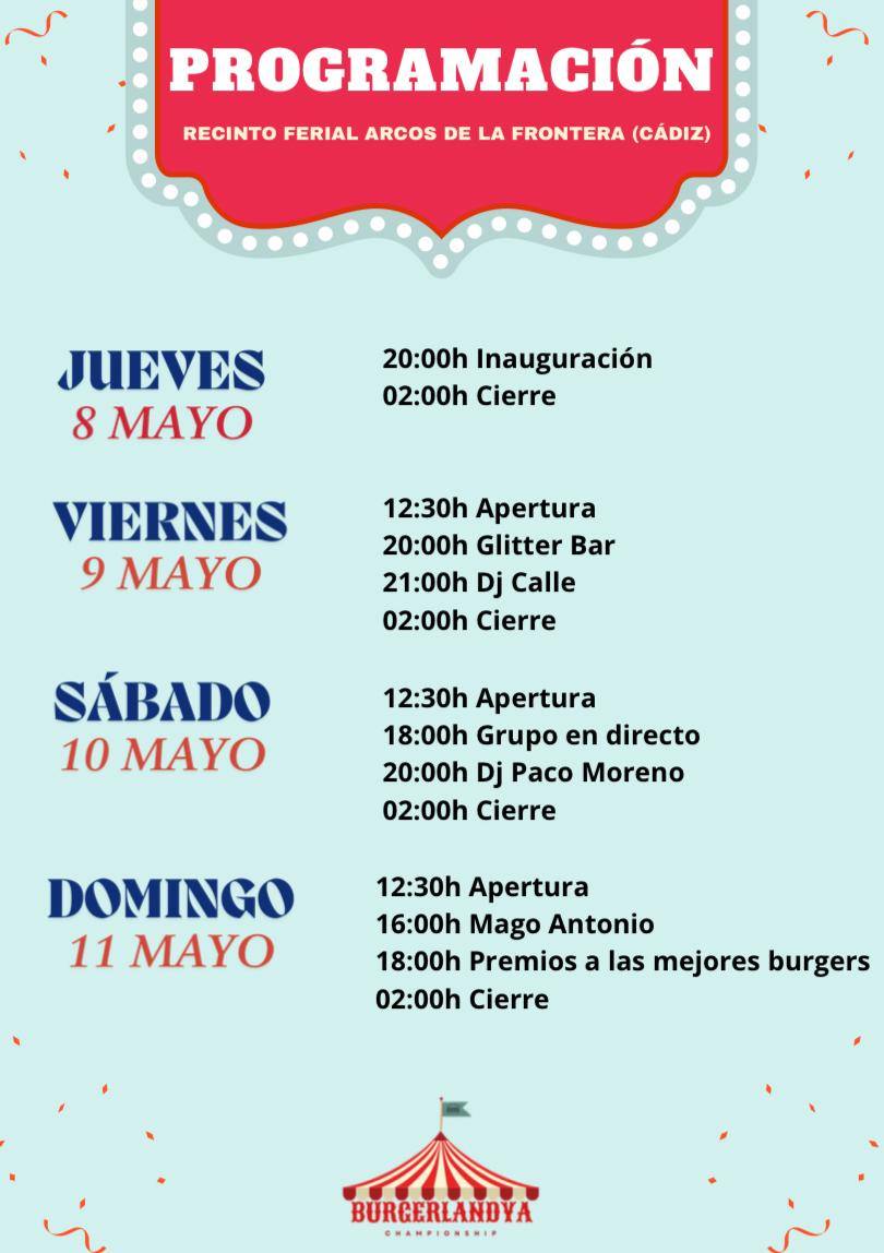 Arcos se convertirá en el paraíso de las hamburguesas con el primer campeonato gourmet 🍔 con 10 participantes llegados de diferentes puntos de la provincia.