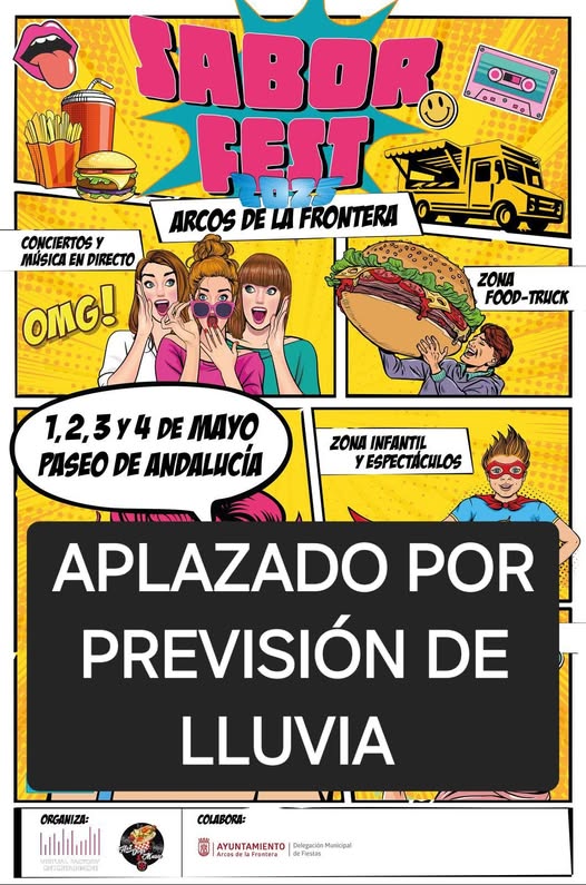 Evento aplazado por lluvias