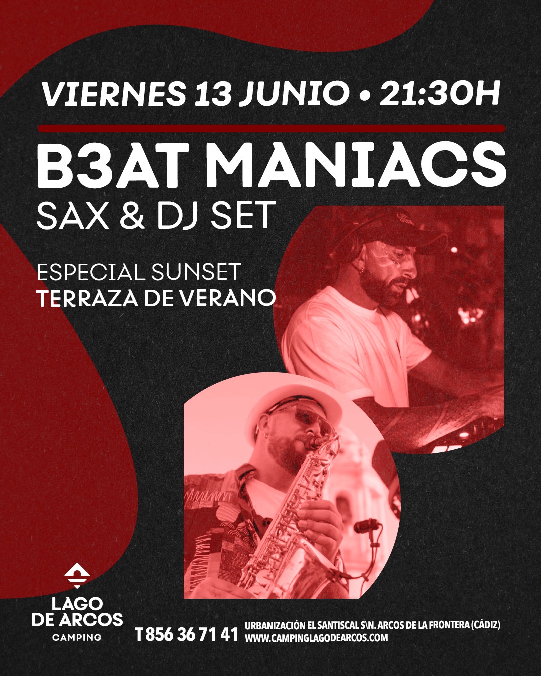 𝐁𝟑𝐀𝐓 𝐌𝐀𝐍𝐈𝐀𝐂𝐒 llega a nuestra terraza de verano con una propuesta que mezcla los sonidos más puros del saxo con los beats que te harán mover hasta el último pelo del cuerpo
