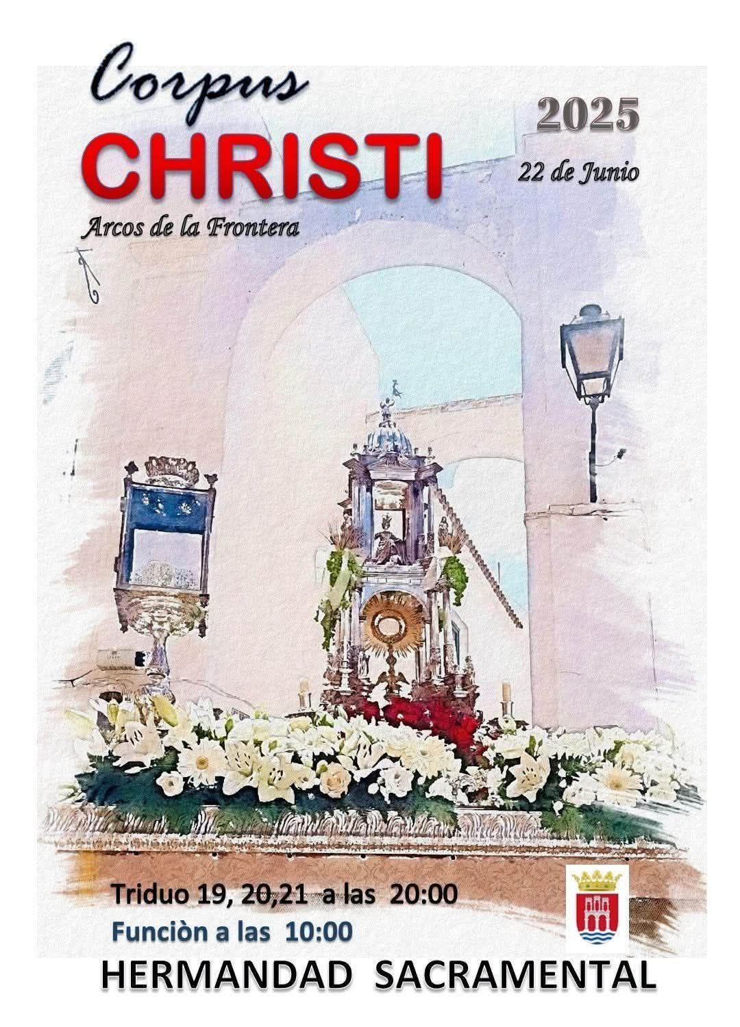 La Festividad del Corpus Christi se celebra en el mes de junio con la salida de la Custodia Procesional de plata del siglo XVII