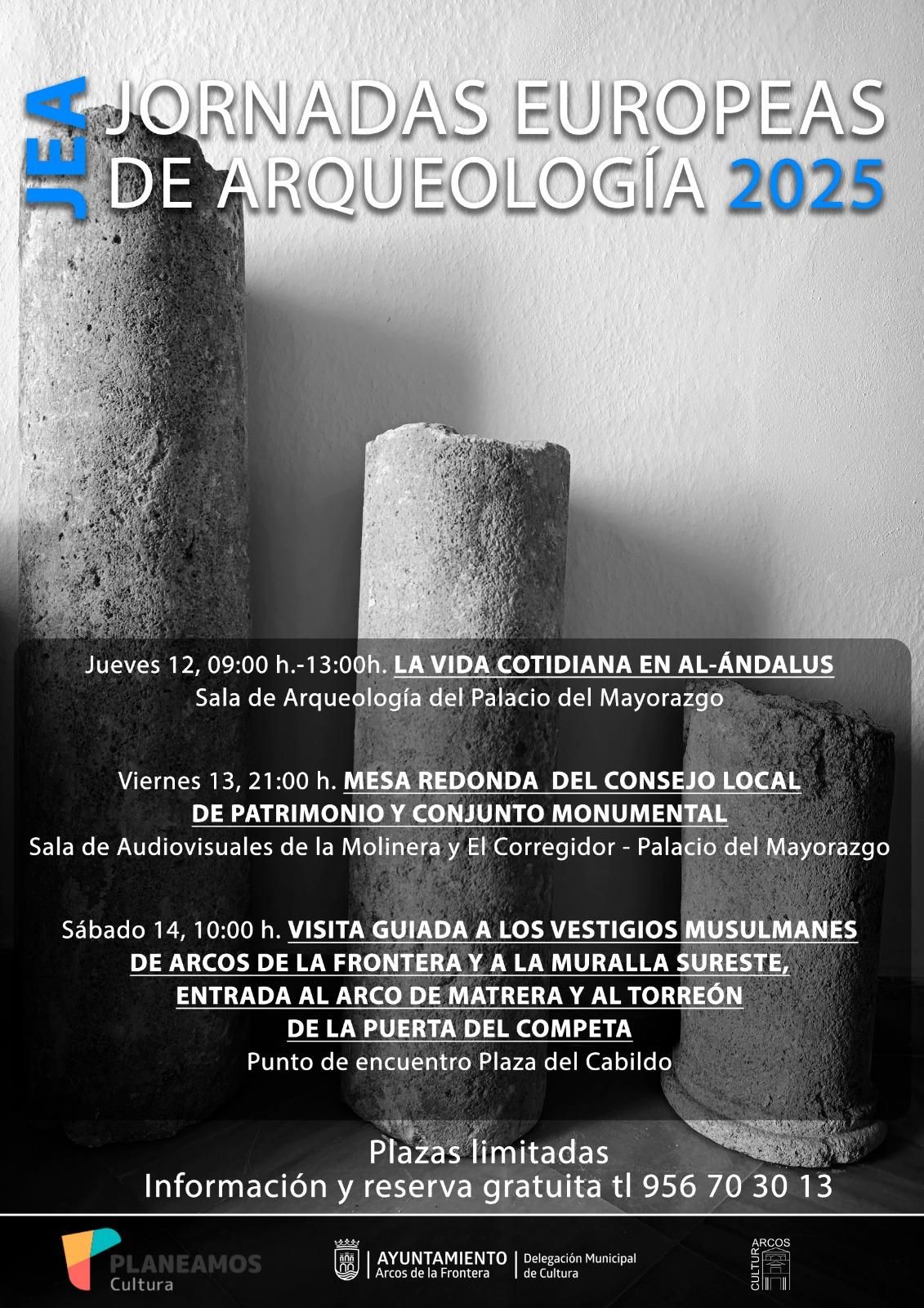 Jornadas que tienen como objetivo entre otros, acercar la Arqueología a la ciudadanía visibilizando todos los aspectos relacionados con el patrimonio arqueológico.