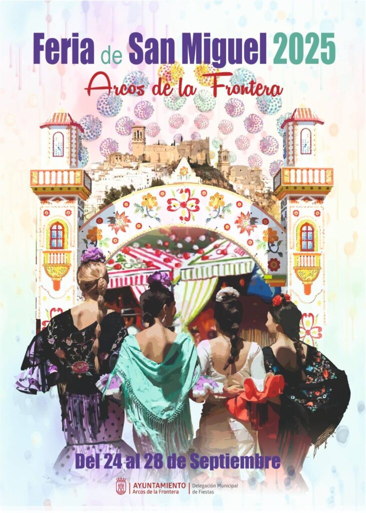 En honor del Santo Patrón de la ciudad, la Feria de San Miguel es una de las principales fiestas del año en Arcos. Se celebra del 24 al 28 de septiembre de 2025