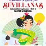 El Concurso de Sevillanas se celebrará en la Caseta Municipal, el día 28 de septiembre de 2024 a partir de las 16:00 horas. Podrán participar todas aquellas parejas de personas que se inscriban en el concurso, en su correspondiente categoría conforme a la edad y estilo, y cumplan los requisitos establecidos.