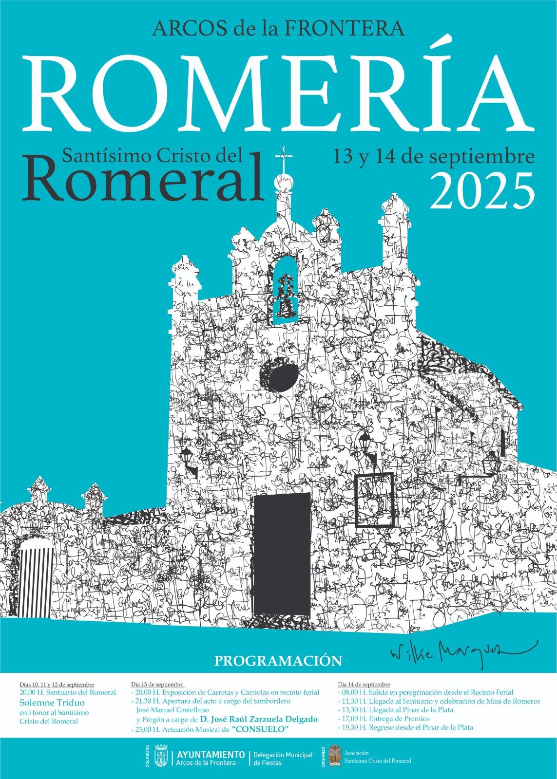 La tradicional romería del Cristo del Romeral viene cargada de actos entre los días 13 y 14 de septiembre 2025