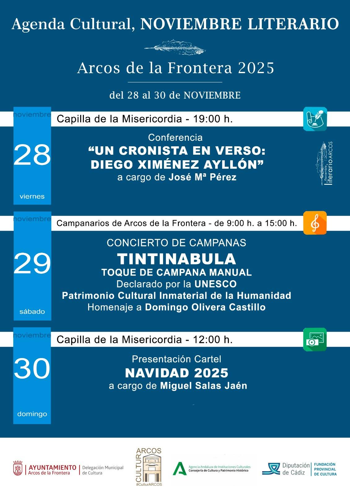 Disfruta de las diferentes actividades que se organizan desde la Delegación de Cultura