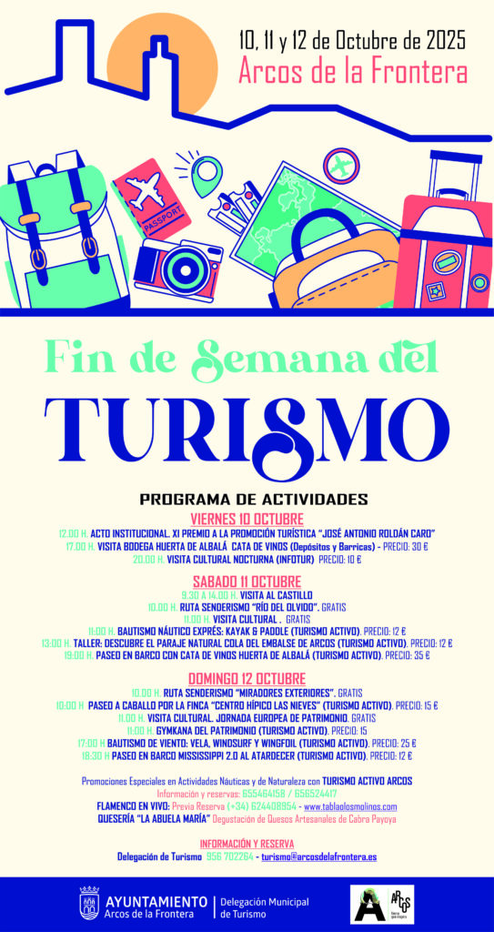 Ven a disfrutar de todas las actividades que te ofrecemos para conocer nuestra ciudad y su magnifico entorno.