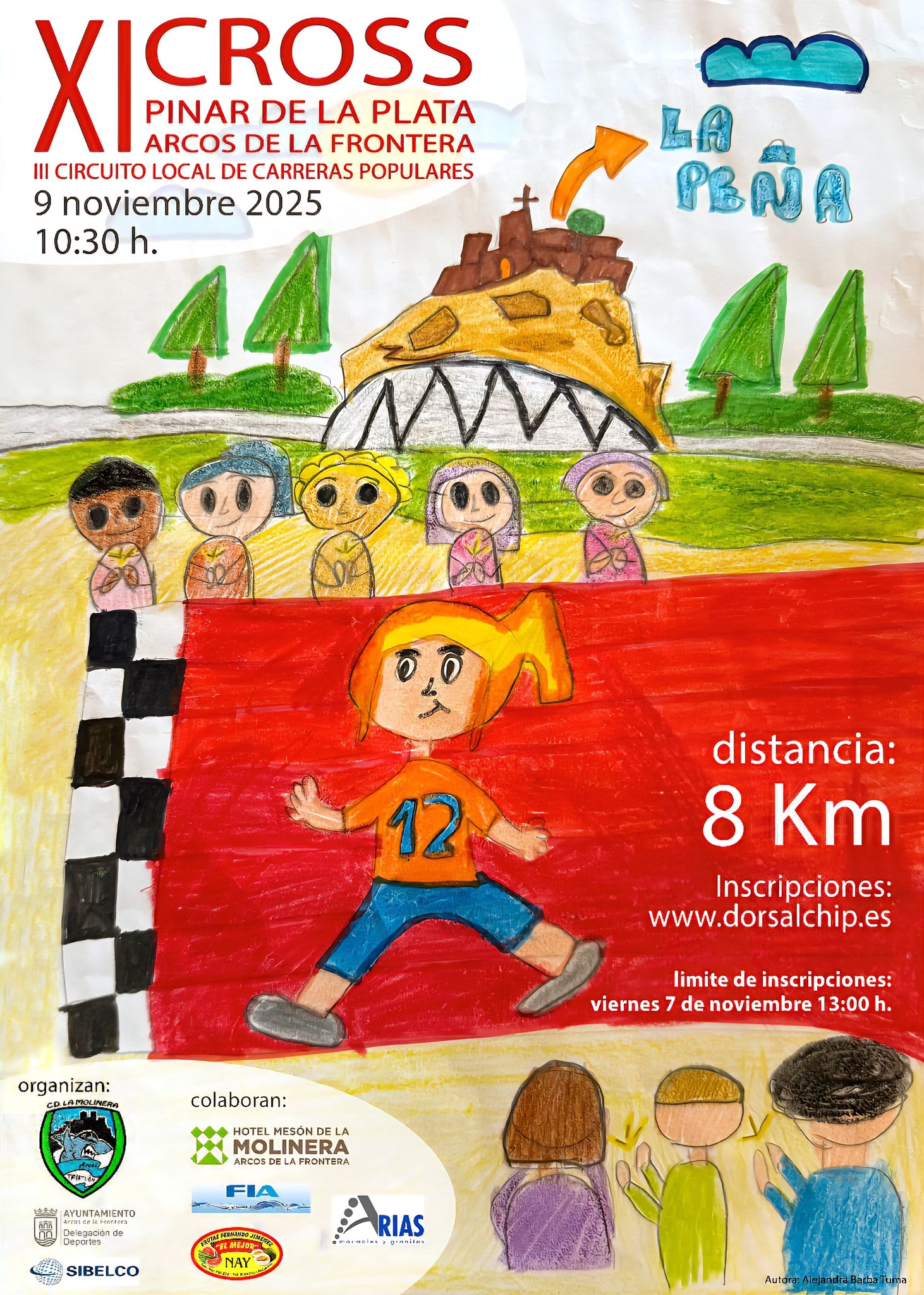 El domingo 9 de noviembre, a partir de las 10.30 de la mañana, se celebrará en el Pinar de la Plata de Arcos de la Frontera la XI edición de esta cita deportiva que forma parte del III Circuito Local de Carreras Populares. Se estima que participarán más de 250 atletas.