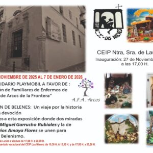 Belén solidario para recaudar fondos para la Asociación de Familiares de Enfermos de Alzheimer de Arcos de la Frontera