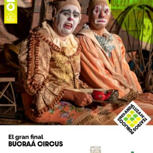 Tragicomedia que basa su esencia en el reencuentro de dos payasos que tuvieron que separarse hace muchos años a consecuencia del estallido de una guerra civil.