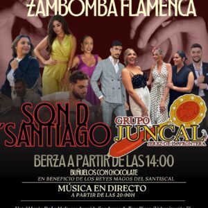 Ven a disfrutar de esta Zambomba Flamenca en beneficio de los Reyes Magos de El Santiscal