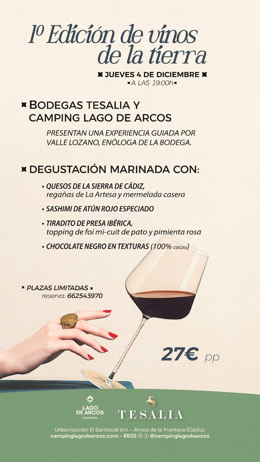 Ven a disfrutar del evento