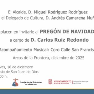 Ven a disfrutar del Pregón de Navidad