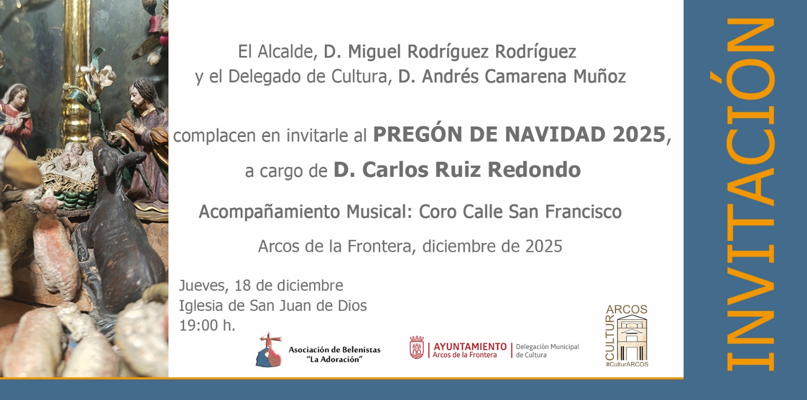 Ven a disfrutar del Pregón de Navidad