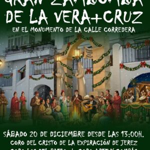 Un año más, esta Hermandad celebrará su gran zambomba. Con los sones arcenses y jerezanos tradicionales, los de toda la vida. Como novedad, se celebrará en el Monumento de la Samana Santa de la calle Corredera. Será el sábado día 20 de diciembre desde las 13:00h. Allí podrás disfrutar de servicio de barra con precios populares, berza, montaditos y buñuelos.