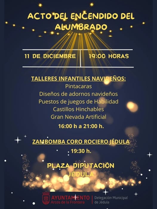Se enciende la Navidad en Jédula