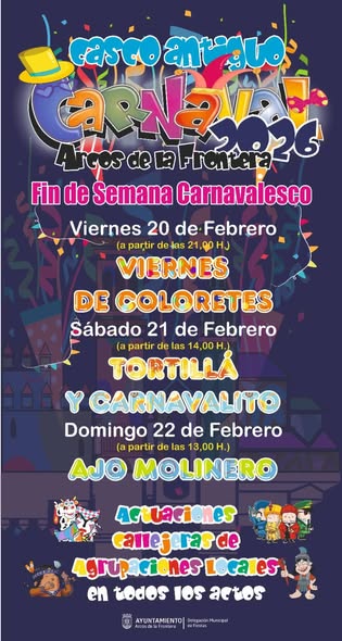 Desde el viernes tienes actividades carnavalescas