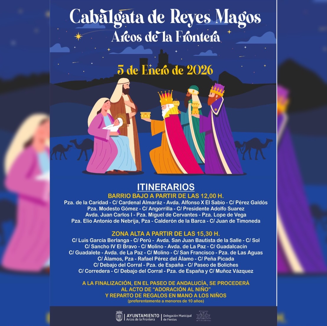 Disfruta de la Cabalgata de Reyes Magos
