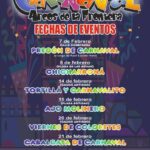 La Delegación de Fiestas ha presentado oficialmente el cartel y programación de Carnaval de este 2026 que se va a desarrollar a partir del próximo 30 de enero.