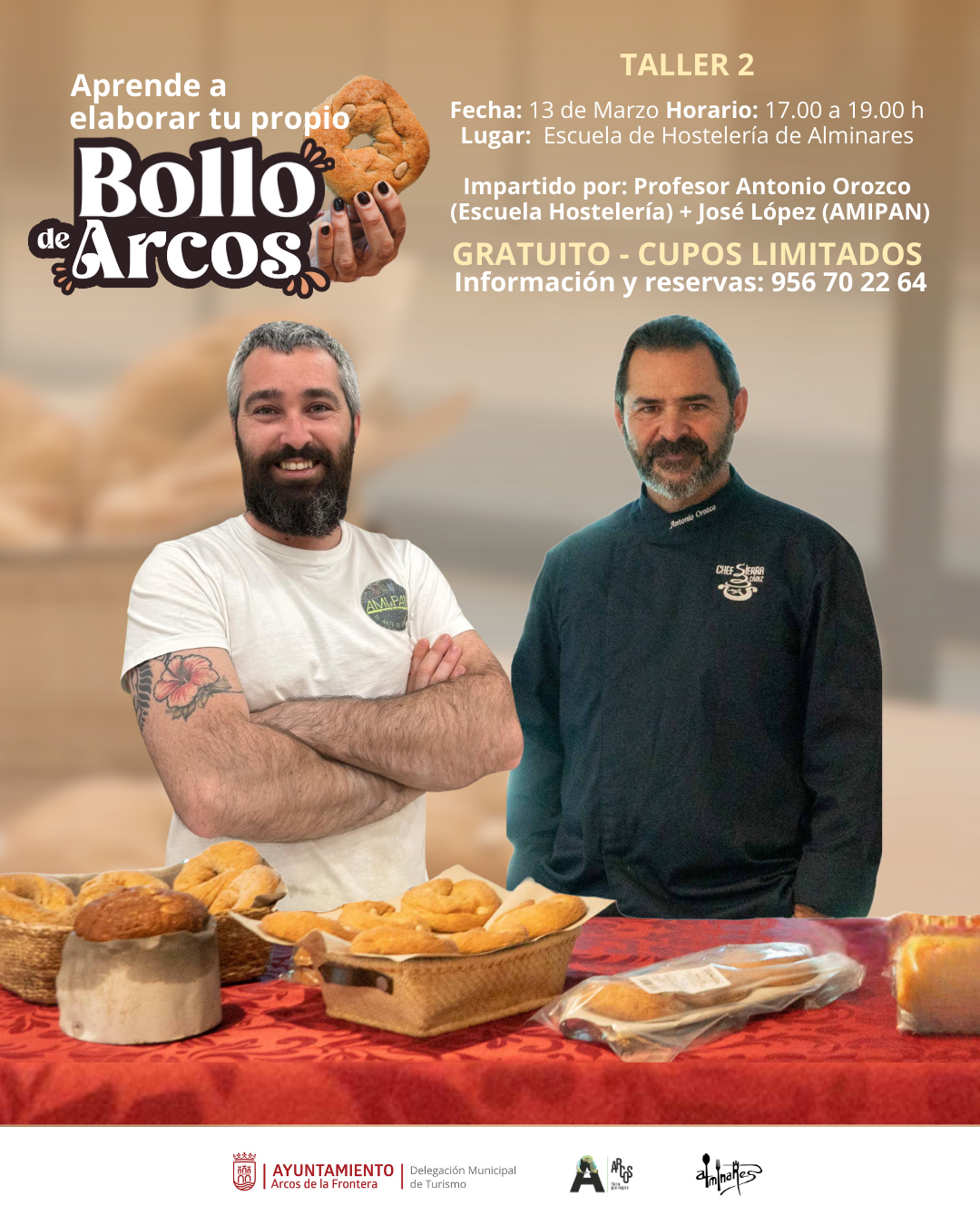 Ven a aprender a hacer el Bollo de Arcos