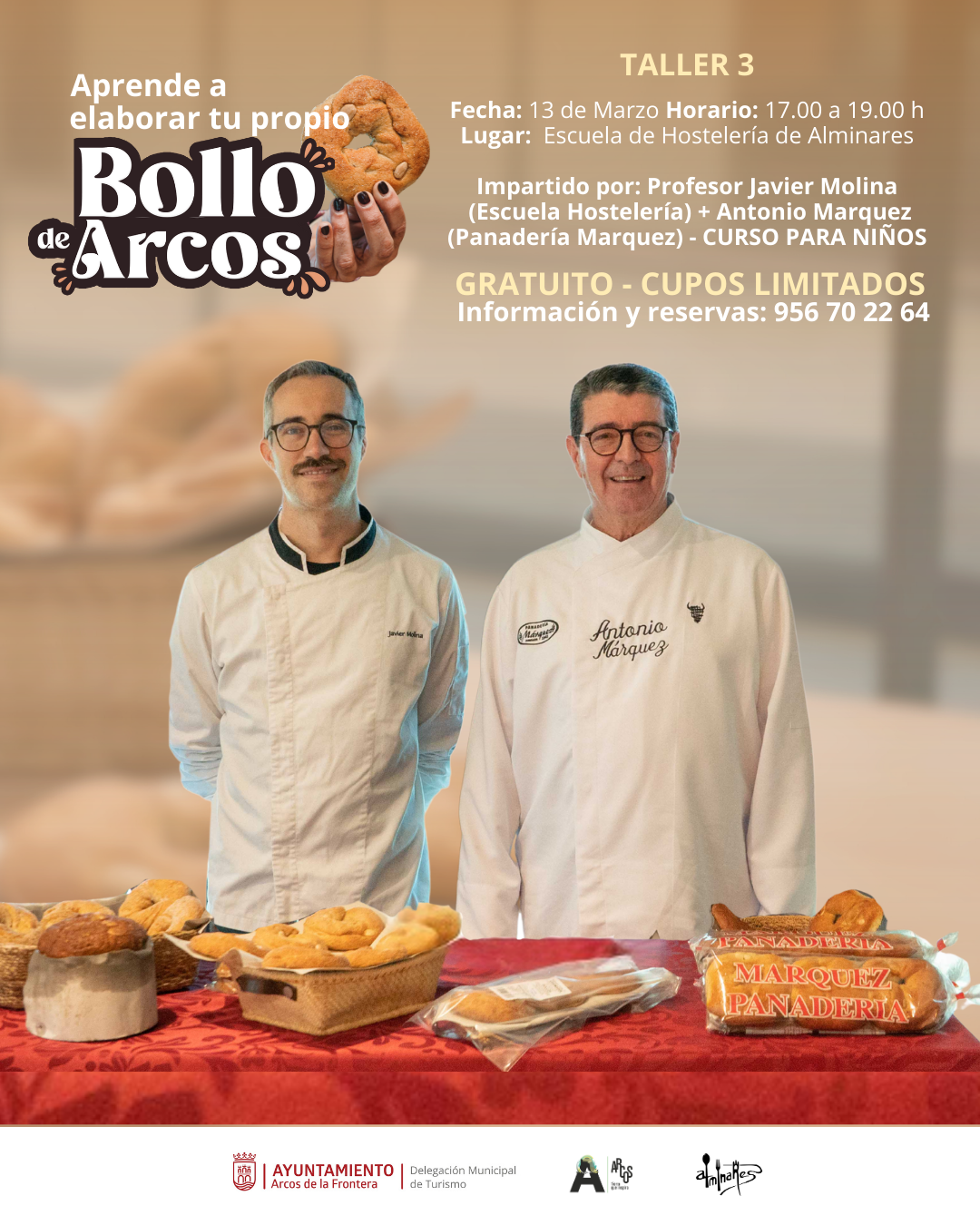 Trae a tu hijo\hija a aprender ha hacer el Bollo de Arcos