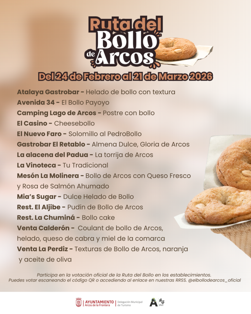 CARTEL RUTA BOLLO ARCOS 2026 Pruébalos y elige tu favorito
