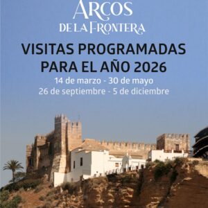 Las visitas se realizarán en horario de mañana y estarán guiadas por personal cualificado. Reserva previa: Oficina de Turismo (Cuesta de Belén, 5) 956 70 22 64 visitacastillo@arcosdelafrontera.es La actividad está abierta tanto a vecinos de Arcos como a visitantes.