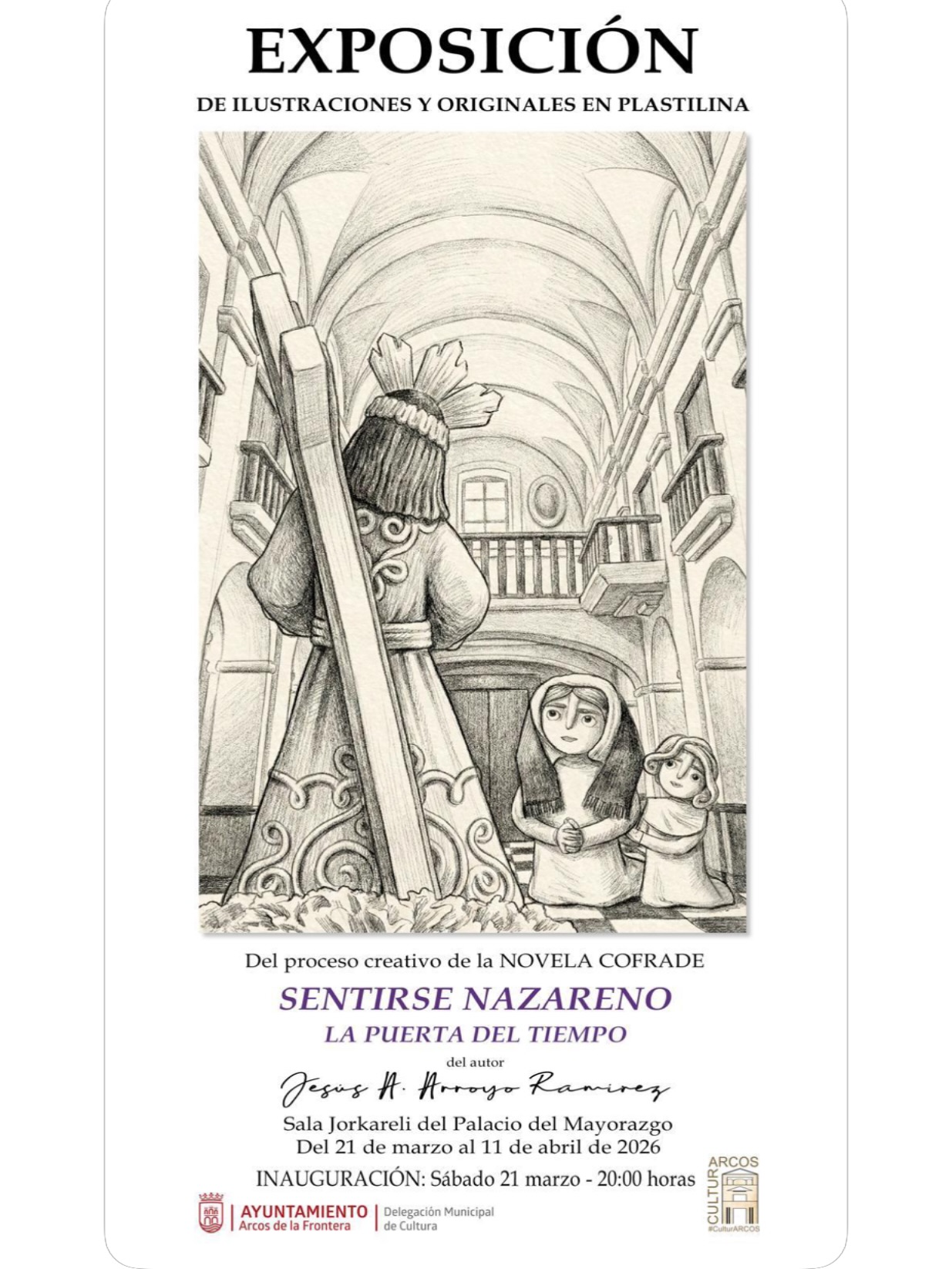 La exposición es de especial interés pedagógico y cultural, ofreciendo a vecinos, visitantes y centros educativos una experiencia única para acercarse al patrimonio y la identidad cofrade de Arcos de la Frontera a través de una técnica artística innovadora y cercana.