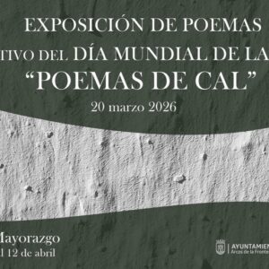 La exposición invita a vecinos y visitantes a un recorrido donde la palabra escrita refleja la luz, la blancura y la identidad de Arcos, acercando al público al talento de nuestros creadores locales y convirtiendo la poesía en un elemento vivo dentro de la actividad cultural del municipio.