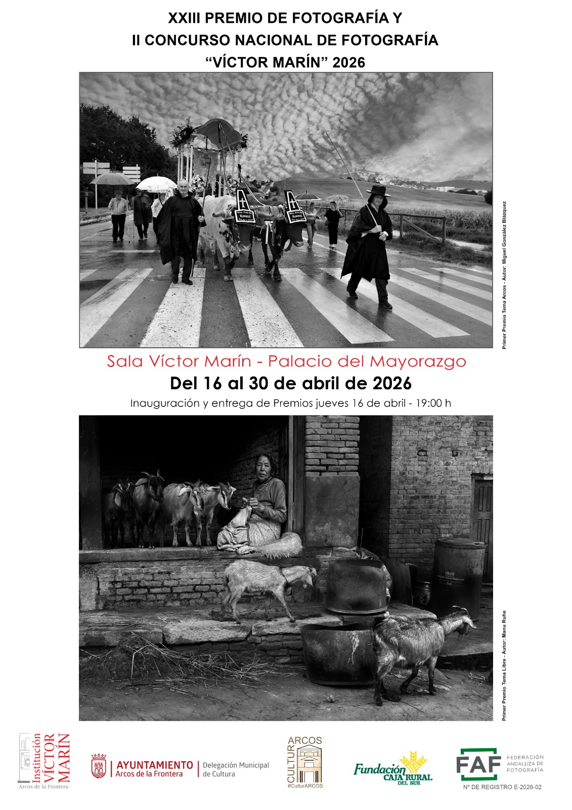 El certamen alcanza su vigésima tercera edición con el objetivo de mostrar la identidad, el entorno y la esencia de Arcos de la Frontera a través de la fotografía. De forma paralela, el II Concurso Nacional de Fotografía 2026 contará con participación tanto nacional como internacional, consolidando la proyección del municipio como punto de encuentro para aficionados y profesionales de esta disciplina.