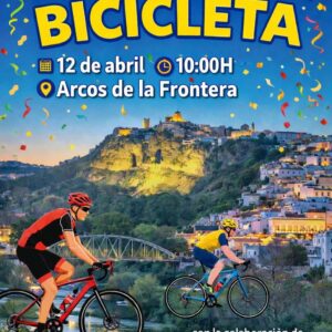 Este domingo por fin se podrá disfrutar de la fiesta de la bicicleta en Arcos de la Frontera. Anímate a participar.