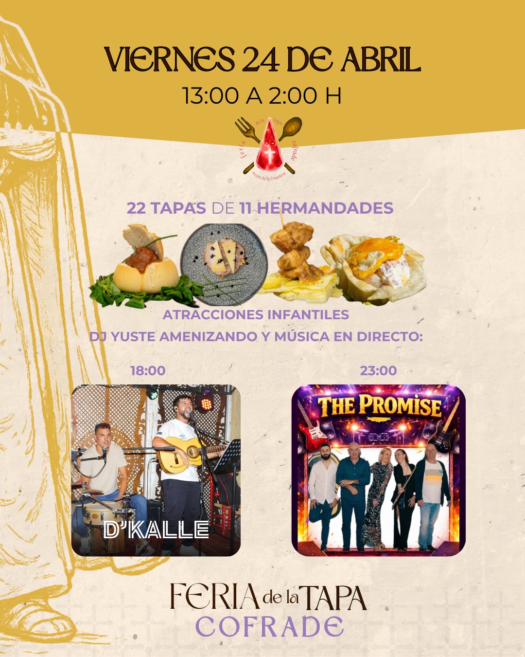 Programación para el día 24 de abril. Ven a disfutar