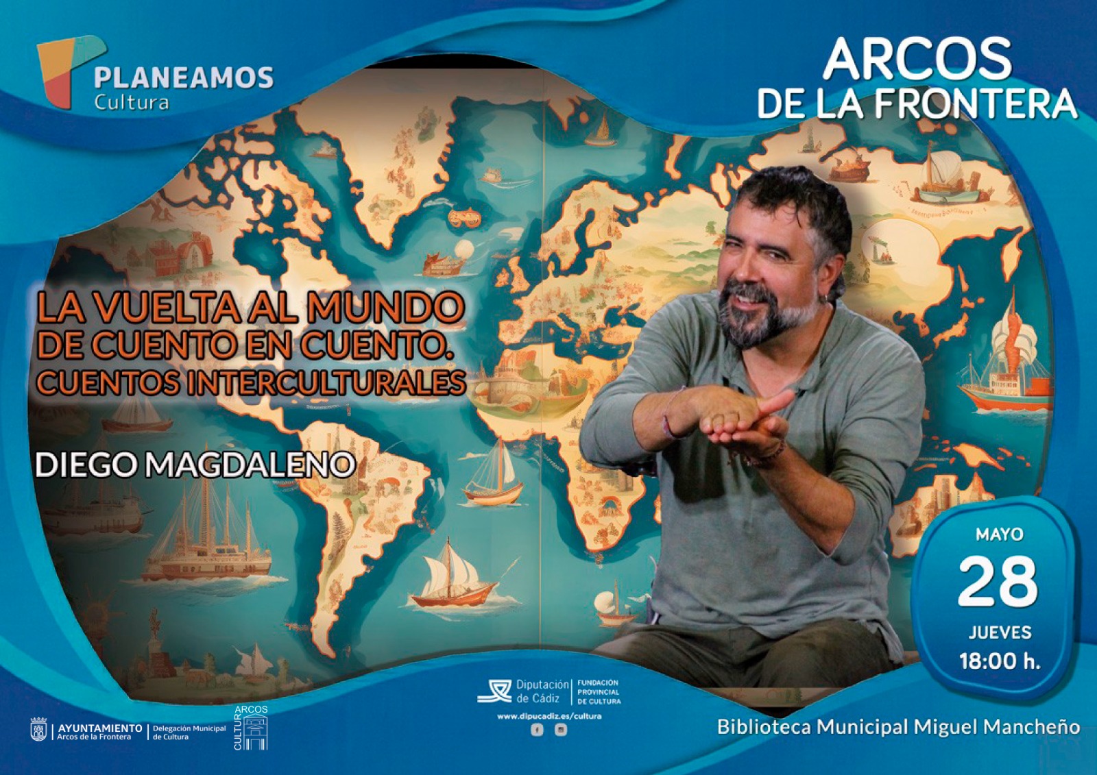 Disfruta de la manera de contar cuentos de Diego Magdaleno