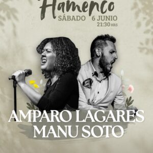 Las noches en el Camping tienen algo especial. La buena compañía y flamenco en directo, hacen que el plan esté completo. Este sábado 6 de junio a las 21:30 h, disfruta de una velada única con @Amparo_Lagares y @manusotooficial, que prometen llenar la noche de arte, sentimiento y compás. 🎶