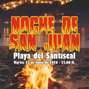 Un año más se celebra la noche de San Juan en la Playa de El Santiscal, ven a disfrutarla