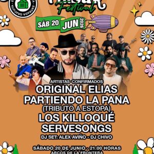 Arranca el verano en Arcos de la Frontera con la tercera edición de Palsur Festival El próximo 20 de junio, a partir de las 21:00 horas, el recinto ferial acogerá una nueva edición de Palsur Festival, una cita con la música en directo, el mejor ambiente y entrada totalmente gratuita para todos los públicos.