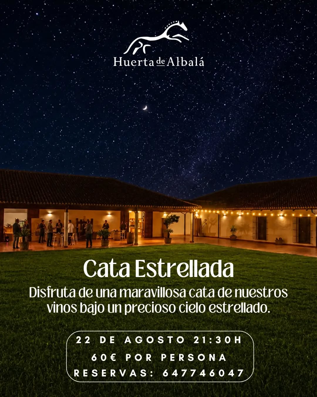 Este verano te invitamos a vivir una experiencia única: una cata maridada bajo el espectacular cielo nocturno de la Sierra de Cádiz.