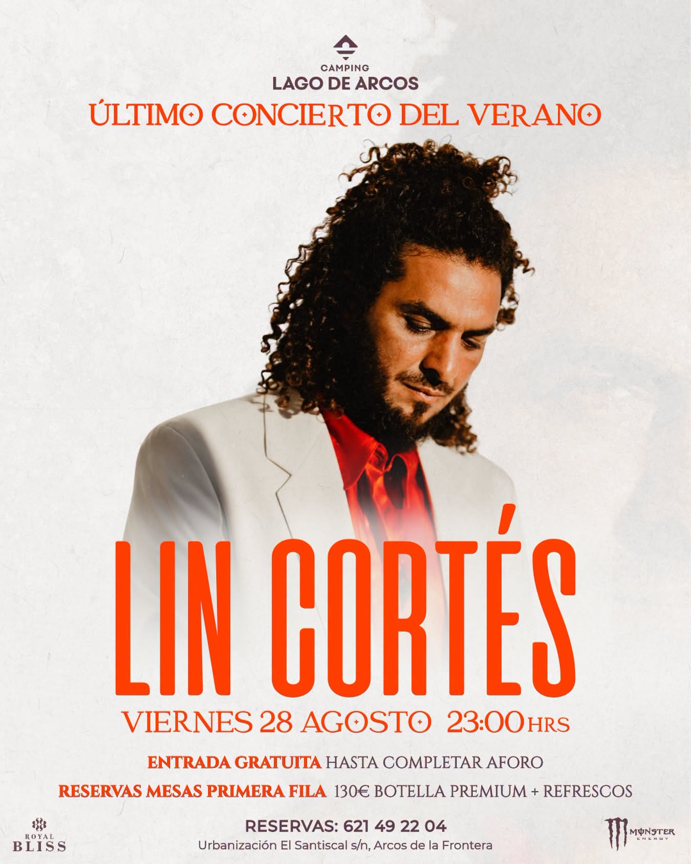 El viernes cerramos la temporada con una cita muy muy especial: Lin Cortés, encargado de poner el broche final a nuestros conciertos de verano (tenemos primera fila incluso).
