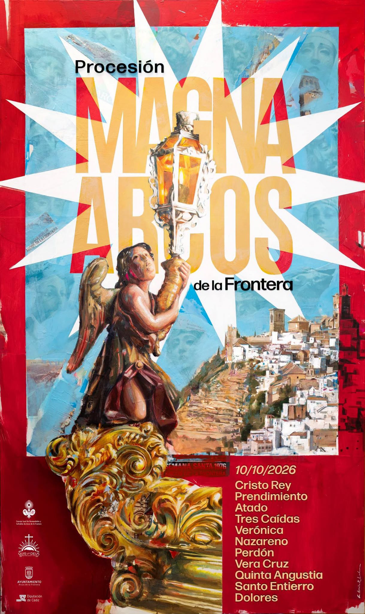 Arcos de la Frontera ya cuenta los días para vivir la Procesión Magna del próximo 10 de octubre, una celebración histórica con la que culminarán los actos del 50 aniversario del Consejo Local de Hermandades y Cofradías, constituido en 1976.