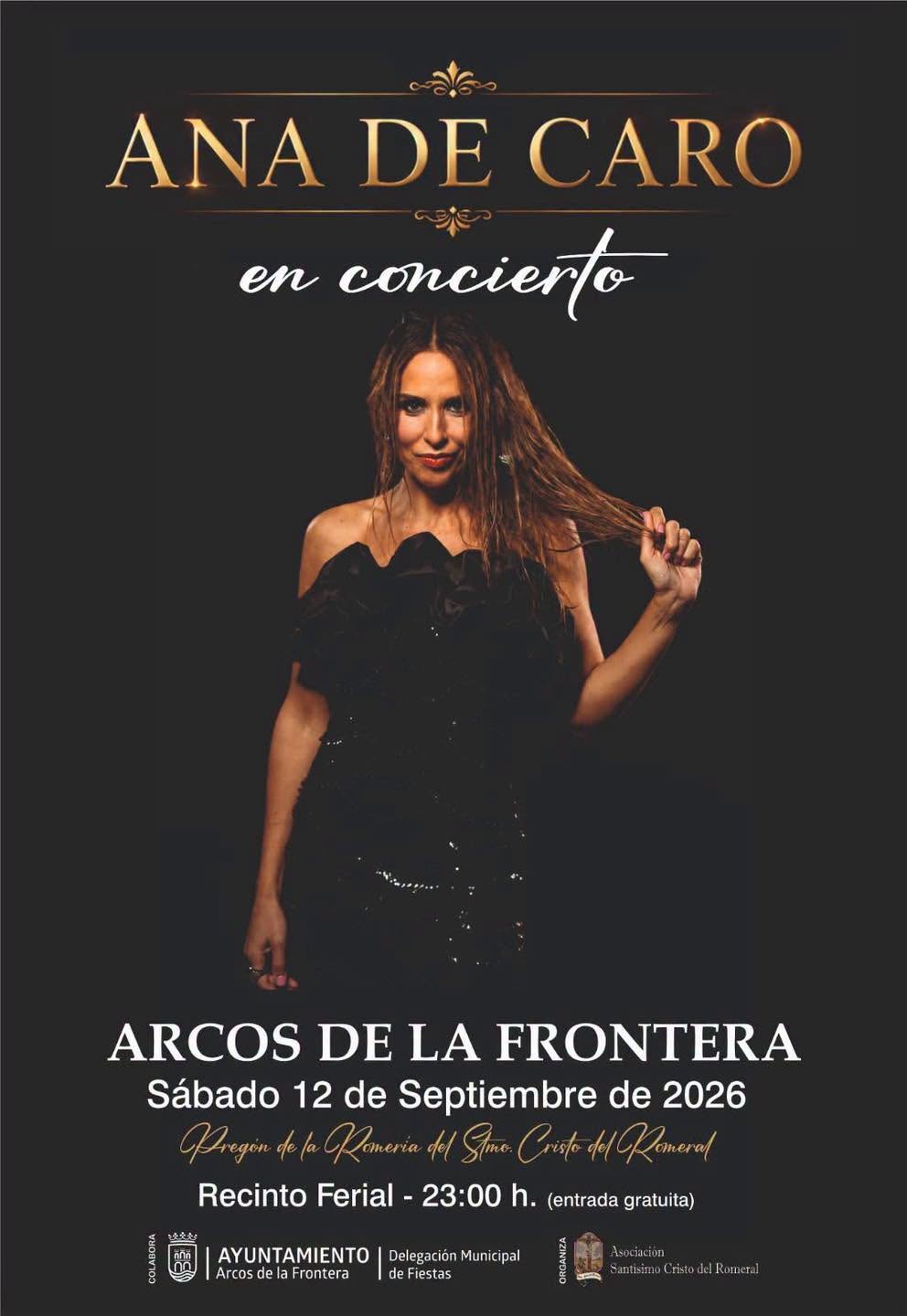 El programa comenzará el miércoles 9 de septiembre con la celebración del triduo, y durante la noche del sábado 12 de septiembre será el pregón a cargo de D. Juan Antonio Vital Santos y el concierto de Ana de Caro en el recinto ferial.