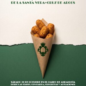Tras la buena acogida de su primera edición, la Hermandad de la Santa Vera+Cruz celebrará el próximo sábado 31 de octubre la segunda edición de La Croquetá, una cita gastronómica y de convivencia que tendrá lugar en el Paseo de Andalucía. La jornada comenzará a partir de las 13:00 horas